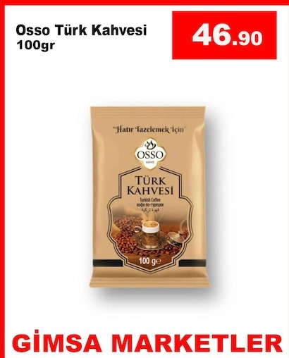 Osso Türk Kahvesi 100Gr