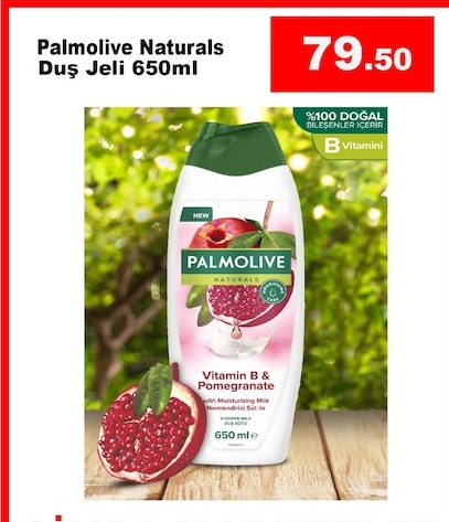 Palmolive Naturals Duş Jeli 650Ml