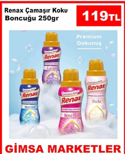 Renax Çamaşır Koku Boncuğu 250Gr