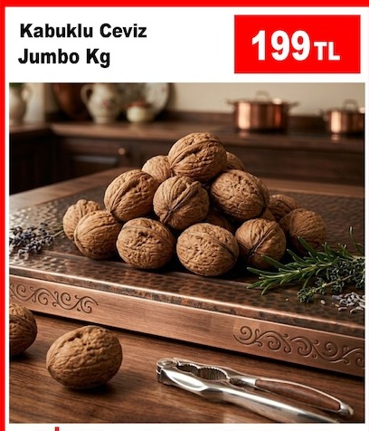 Kabuklu Ceviz Jumbo Kg