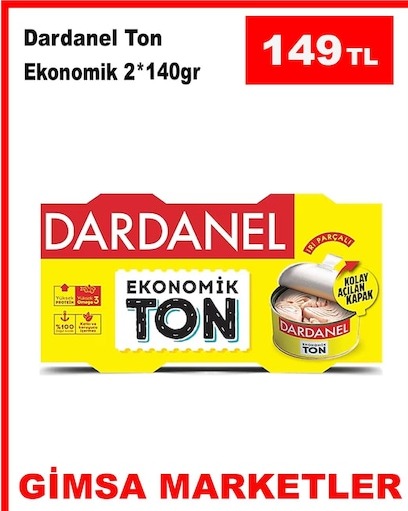 Dardanel Ton Ekonomik 2*140Gr