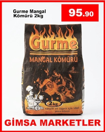 Gürme Mangal Kömürü 2Kg