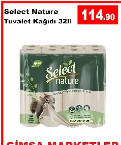 Select Nature Tuvalet Kağıdı 32Li
