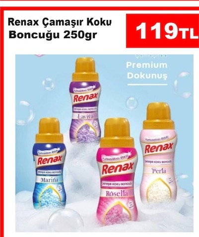 Renax Çamaşır Koku Boncuğu 250Gr