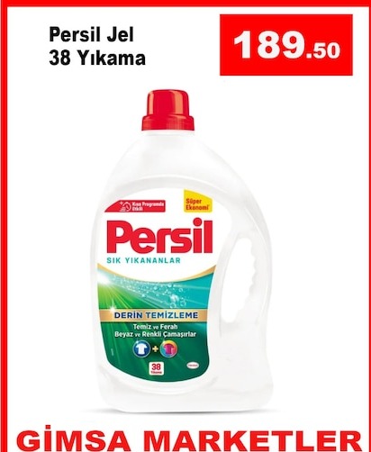 Persil Jel 38 Yikama