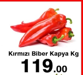 Kırmızı Biber Kapya Kg