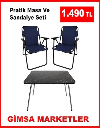 Pratik Masa Ve Sandalye Seti