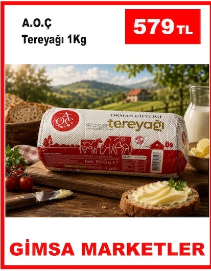 A.O.Ç Tereyağı 1Kg