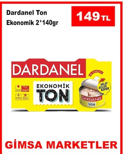 Dardanel Ton Ekonomik 2*140Gr