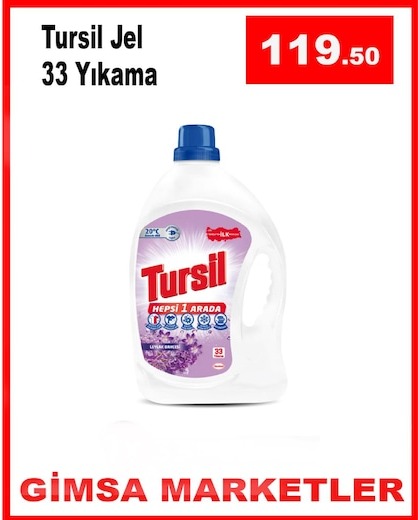 Tursil Jel 33 Yıkama