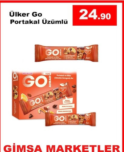 Ülker Go Portakal Üzümlü