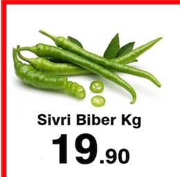 Sivri Biber Kg