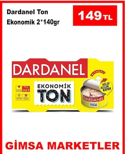 Dardanel Ton Ekonomik 2*140Gr