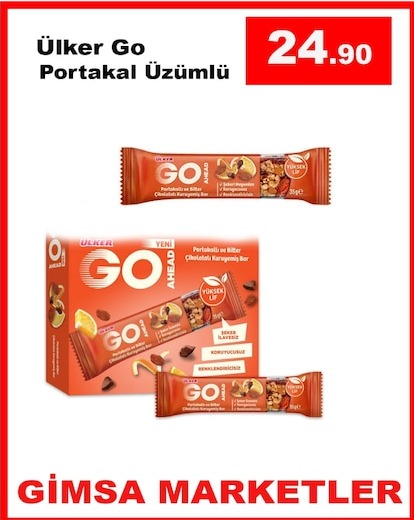 Ülker Go Portakal Üzümlü 35Gr