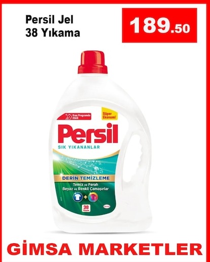 Persil Jel 38 Yıkama