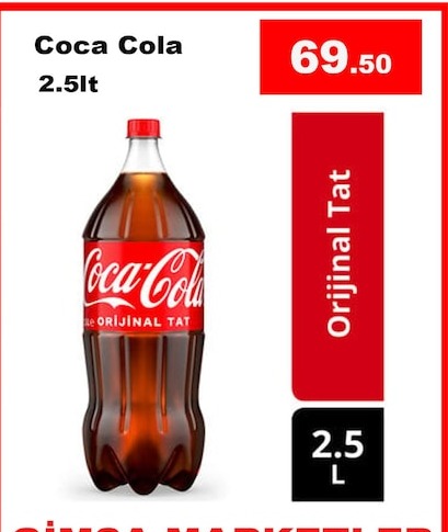 Coca Cola 2.5 Lt