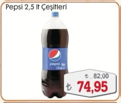 Pepsi 2,5 Lt Çeşitleri