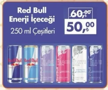 Red Bull Enerji İçeceği 250 Ml Çeşitleri