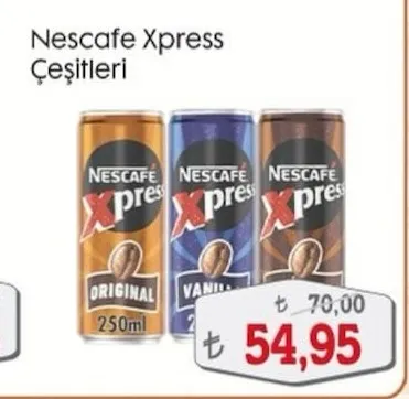 Nescafe Xpress Çeşitleri 250Ml