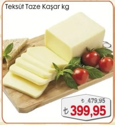 Teksüt Taze Kaşar Kg