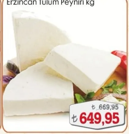 Erzincan Tulum Peyniri Kg