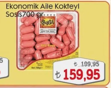 Ekonomik Aile Kokteyl Sosis 700 Gr