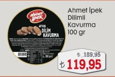 Ahmet İpek Dilimli Kavurma 100 Gr