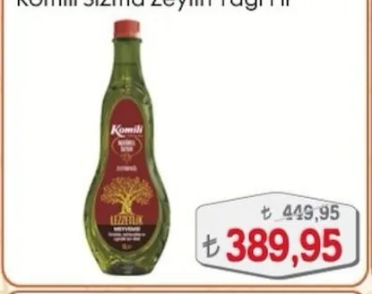 Komili Sızma Zeytin Yağı 1 Lt