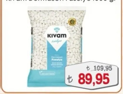Kıvam Dermason Fasulye 1000 Gr