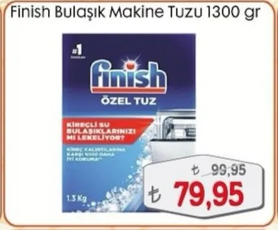 Finish Bulaşık Makine Tuzu 1300 Gr
