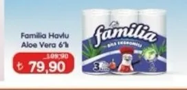 Familia Havlu Aloe Vera 6'Lı