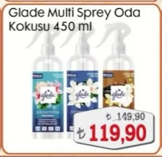 Glade Multi Sprey Oda Kokusu 450 Ml