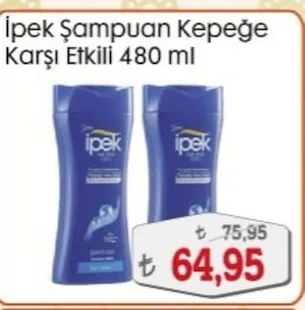Ipek Şampuan Kepeğe Karşı Etkili 480 Ml