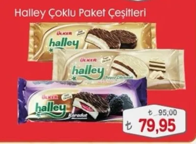 Ülker Halley Çoklu Paket Çeşitleri