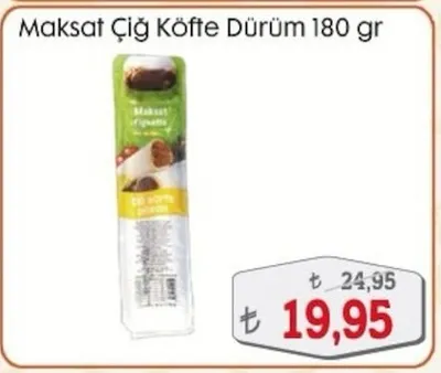 Maksat Çiğ Köfte Dürüm 180 Gr
