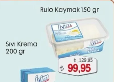 İçim Rulo Kaymak 150 Gr