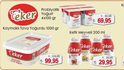 Eker Probiyotik Yoğurt 4X100 Gr