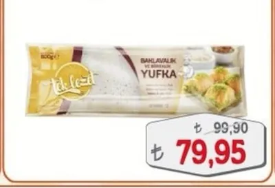 Tadilaz Baklavalık Ve Böreklik Yufka 800G
