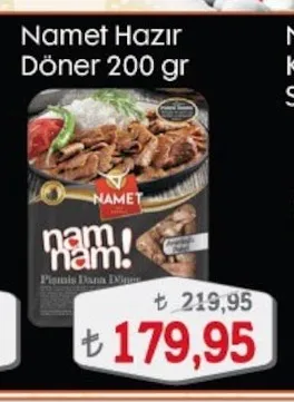 Namet Hazır Döner 200 Gr
