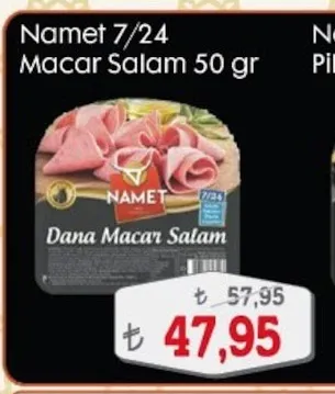Namet 7/24 Macar Salam 50 Gr