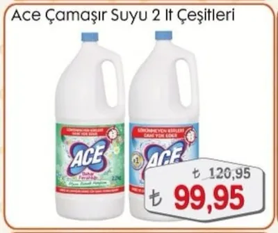 Ace Çamaşır Suyu 2 Lt Çeşitleri