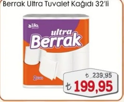 Berrak Ultra Tuvalet Kağıdı 32'Li