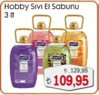 Hobby Sıvı El Sabunu 3 Lt