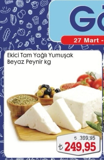 Ekici Tam Yağlı Yumuşak Beyaz Peynir Kg