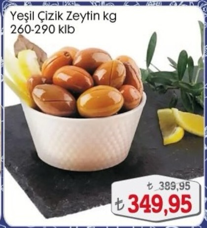 Yeşil Çizik Zeytin Kg