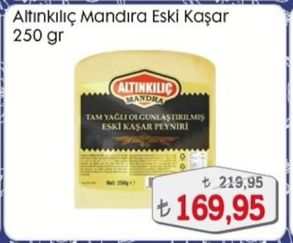 Altınkılıç Mandıra Eski Kaşar 250 Gr