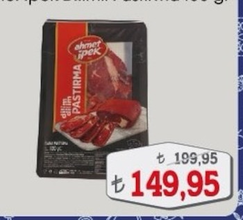 Ahmet İpek Dilimli Pastırma 100 G
