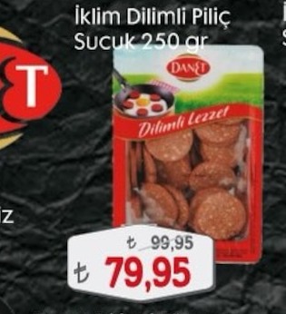 Danet İklim Dilimli Piliç Sucuk 250 Gr