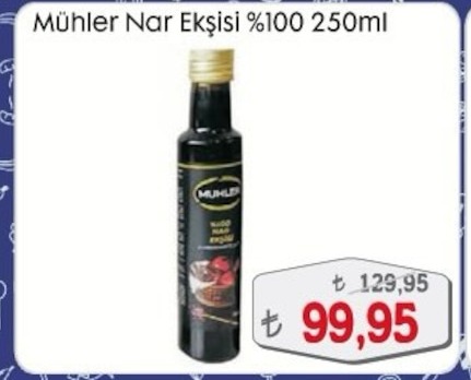 Mühler Nar Ekşisi %100 250Ml