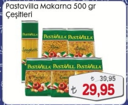 Pastavilla Makarna 500 Gr Çeşitleri
